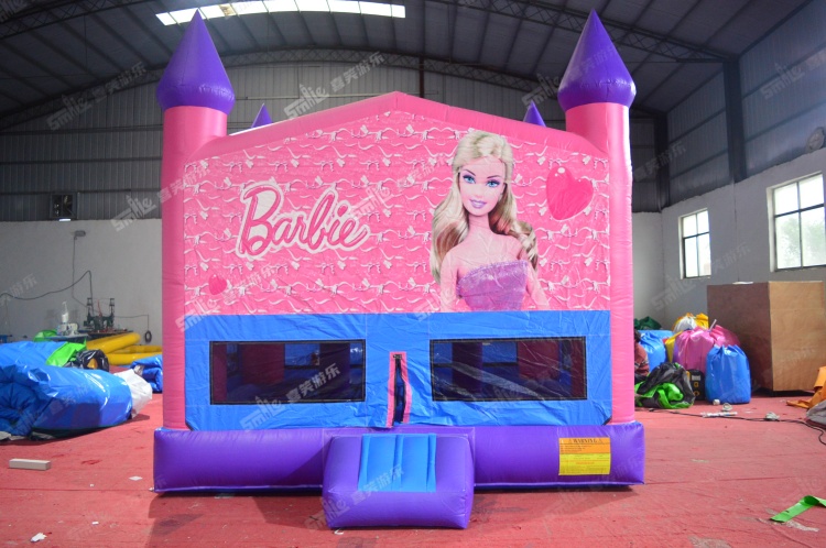 YKB032 Barbie Bounce House