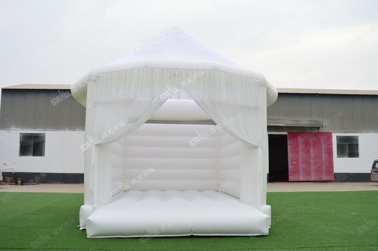 YKB040 White Wedding Bouncy Castle