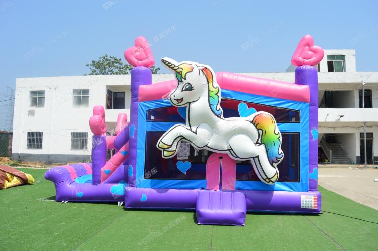 YKC047 Unicorn Inflatable Combo