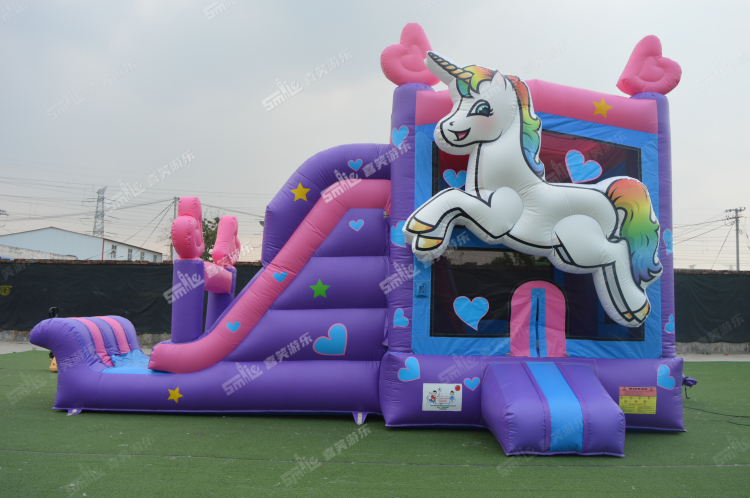 YKC087 Unicorn Inflatable Combo