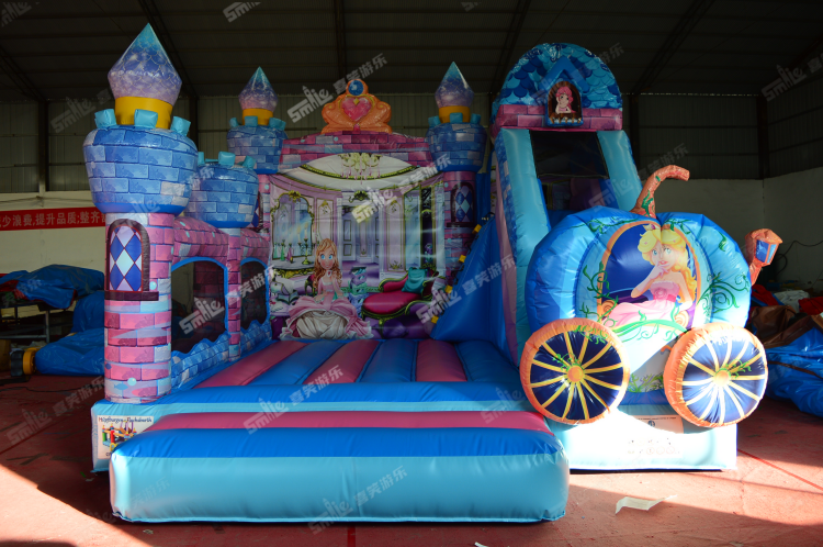 YKC118 Princess Carriage Bouncy Combo