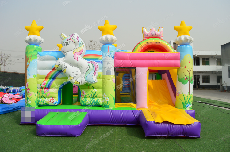 YKC129 Unicorn Inflatable Combo