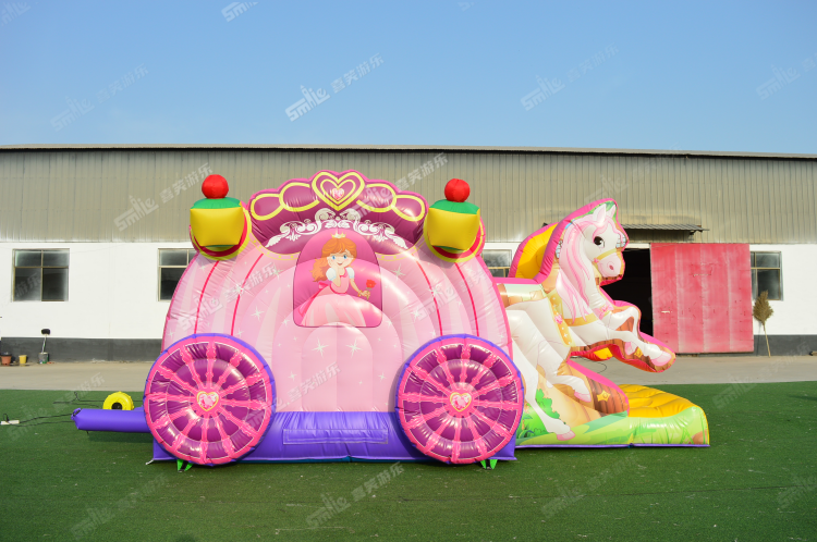 YKC183 Princess Carriage Inflatable Combo