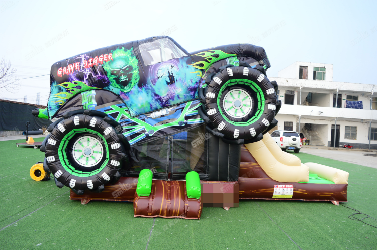 YKC204 Grave Digger Car Juping Combo