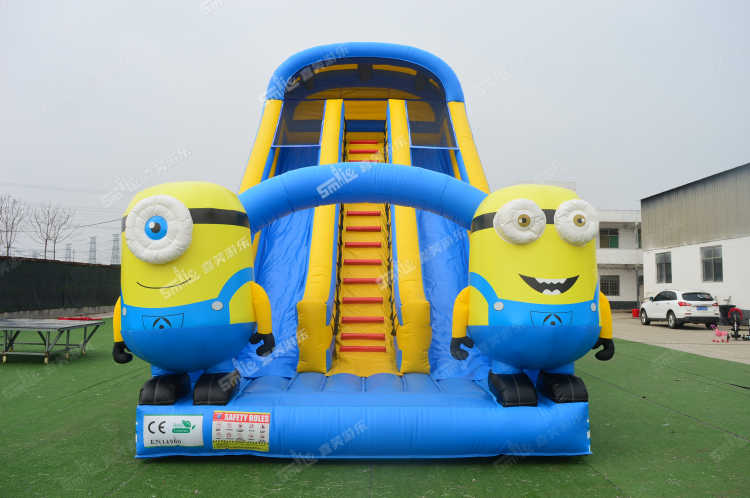 YKH003 Minions Inflatable Slide