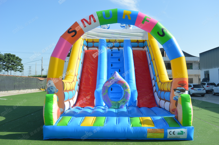 YKH007 Surfs Inflatable Slide