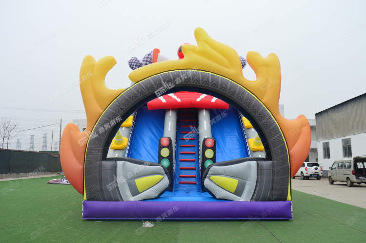 YKH021 F1 Racecar Inflatable Slide