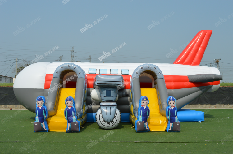 YKH026 Air Plane Inflatable Slide