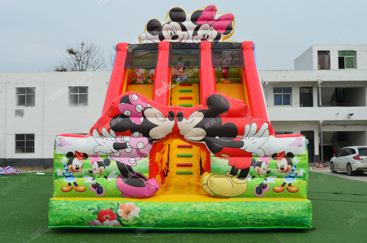 YKH029 Mickey inie Inflatable Slide