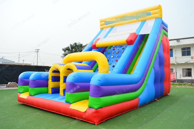 YKH048 Double Lane Inflatable Slide