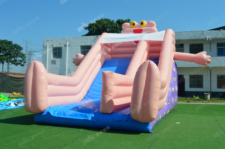 YKH051 Pink Panther Inflatable Slide