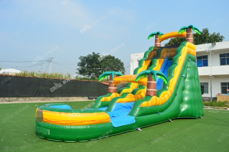 YKW011 Tropical Waterslide Inflatable