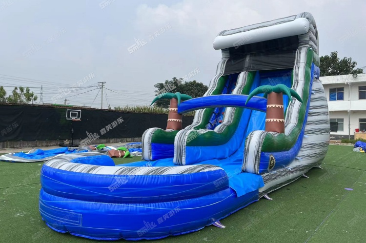 YKW012 Tropical Water Slide Inflatable