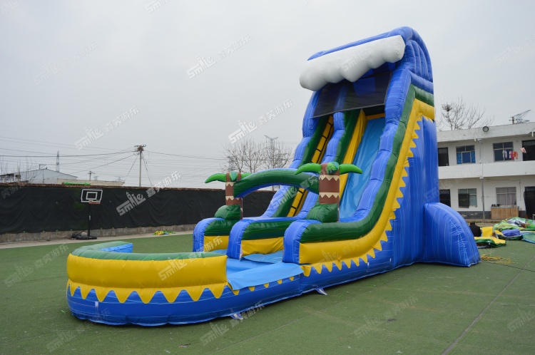 YKW029 Tropical Inflatable Water Slide