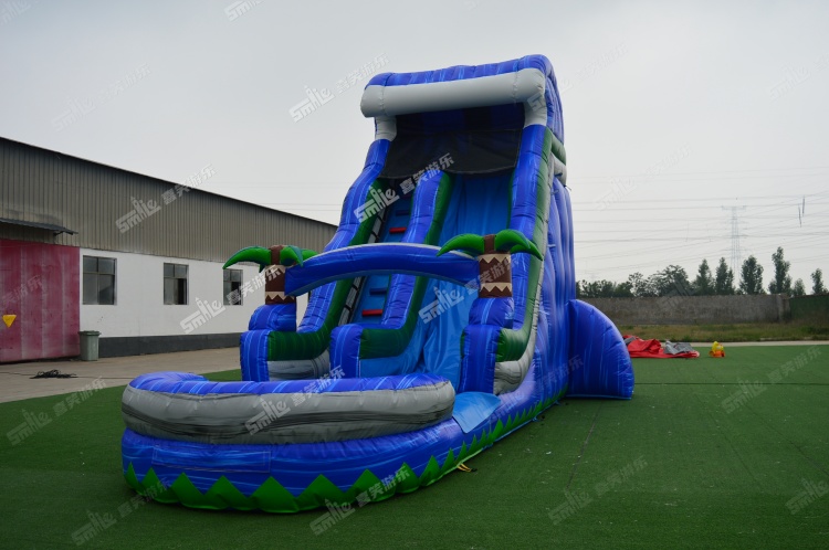 YKW047 Marble Water Slide Inflatable