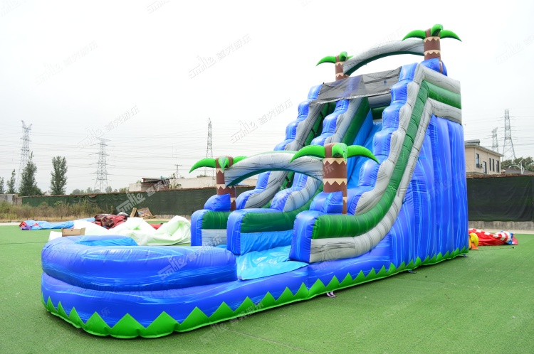 YKW050 Tropical Waterslide Inflatable