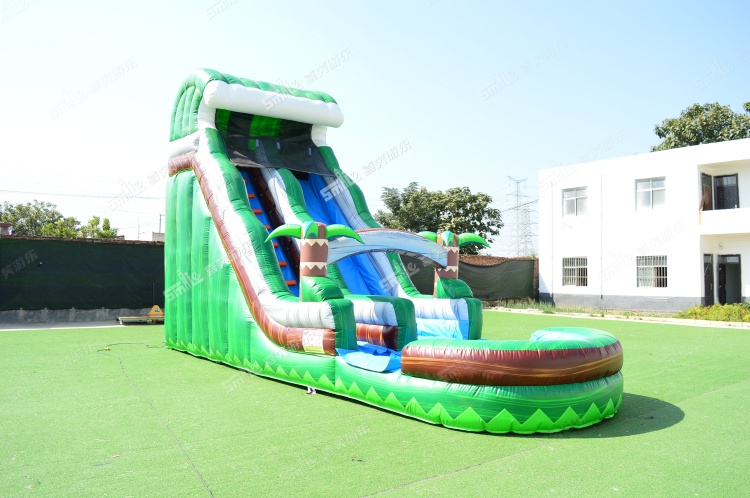 YKW051 Tropical Water Slide Inflatable