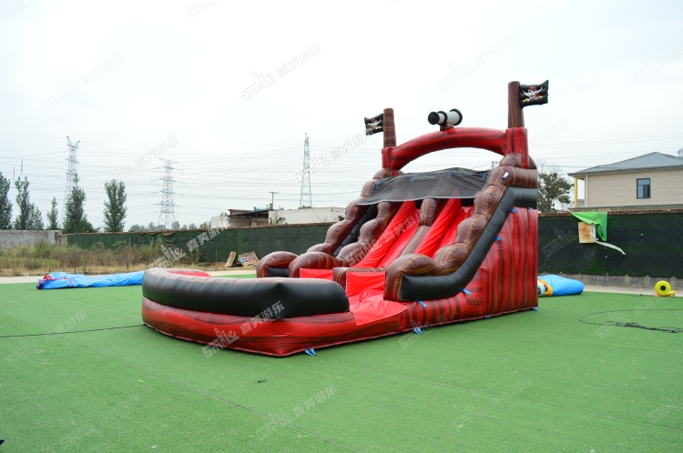 YKW052 Pirate Inflatable Water Slide