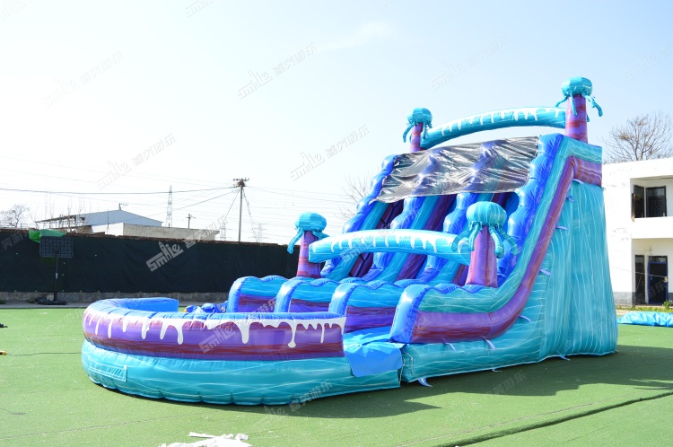 YKW058 Jellyfish Waterslide Inflatable