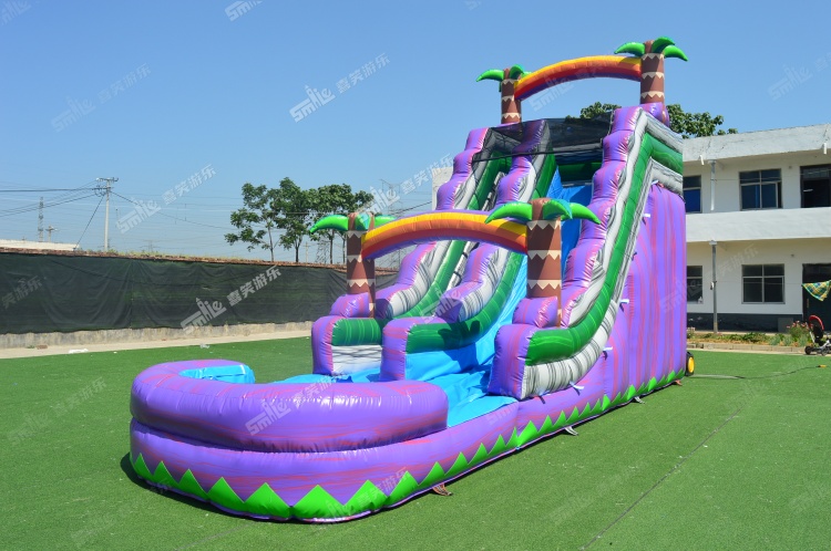 YKW069 Tropical Water Slide Inflatable