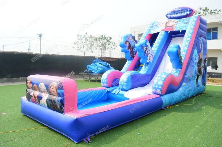 YKW071 Frozen Inflatable Waterslide