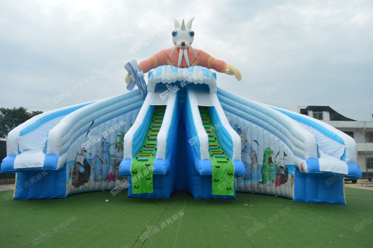 YKW076 Monster Inflatable Waterslide