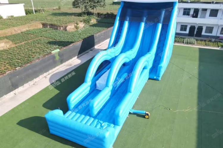 YKW077 Slingshot Waterslide Inflatable