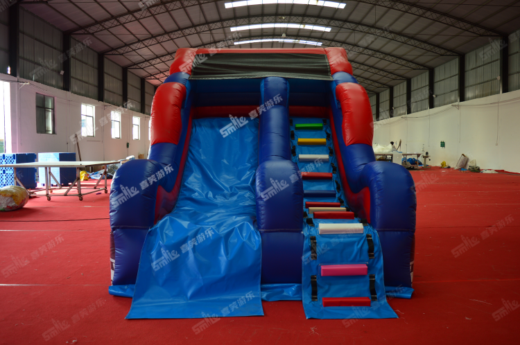 YKW090 Race Car Inflatable Waterslide