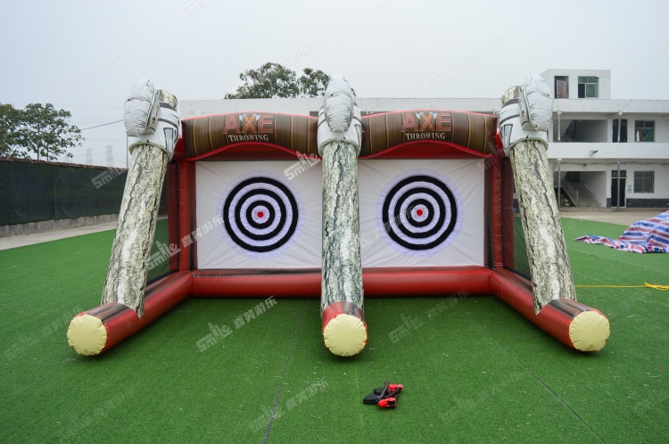 YKG026 Inflatable Dual Axe Throw Game