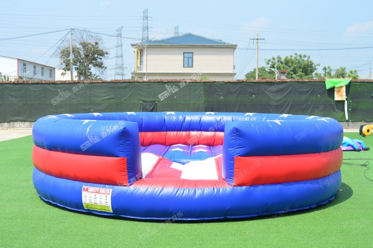 YKG027 Inflatable American Flag Rodeo Bull