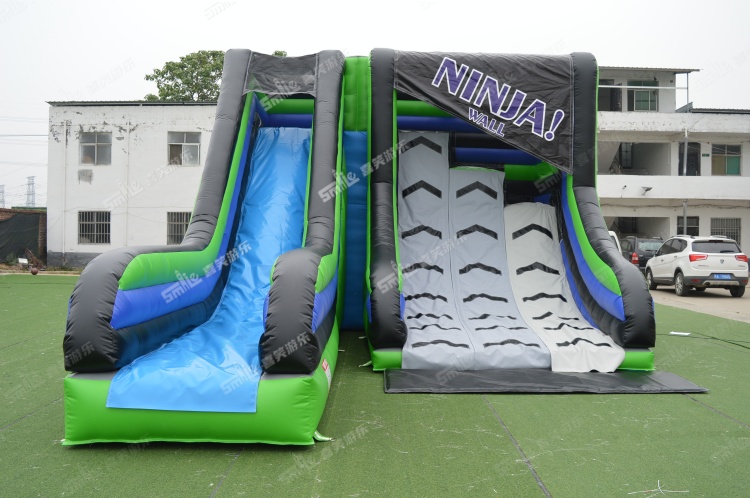 YKG084 Inflatable Ninja Wall