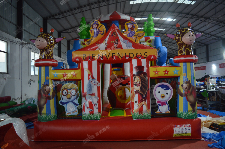 YKF020 Circus Inflatable Playground