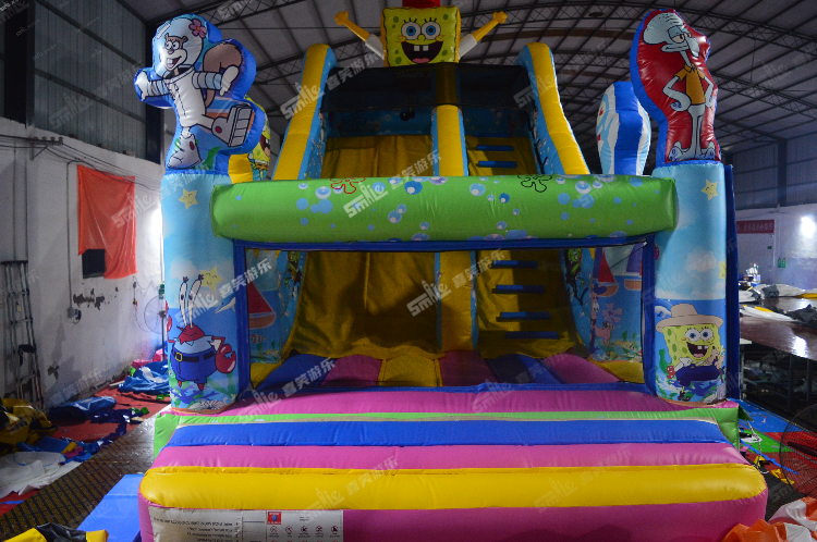 YKF031 Spongebob Inflatable Playground