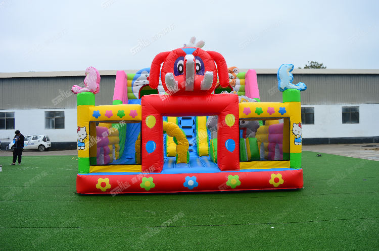 YKF033 Cartoon Inflatable Fun Park