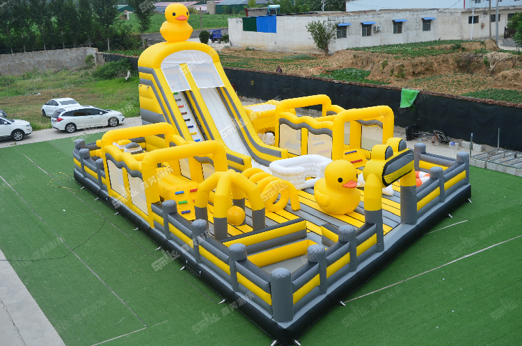 YKF034 Yellow Duck Inflatable Playground