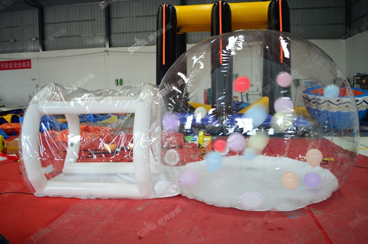 YKT003 Inflatable Bubble House With Tunnel