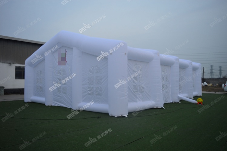 YKT027 Inflatable Oxford White Tent